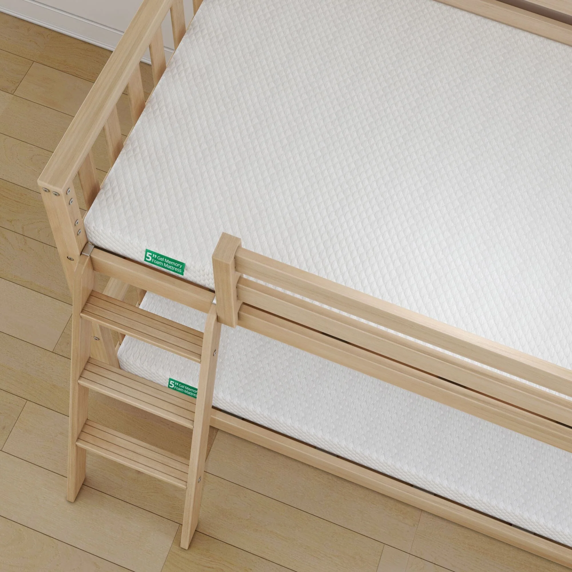 Two Pack 5-Inch Full Memory Foam Mattress - Image 6