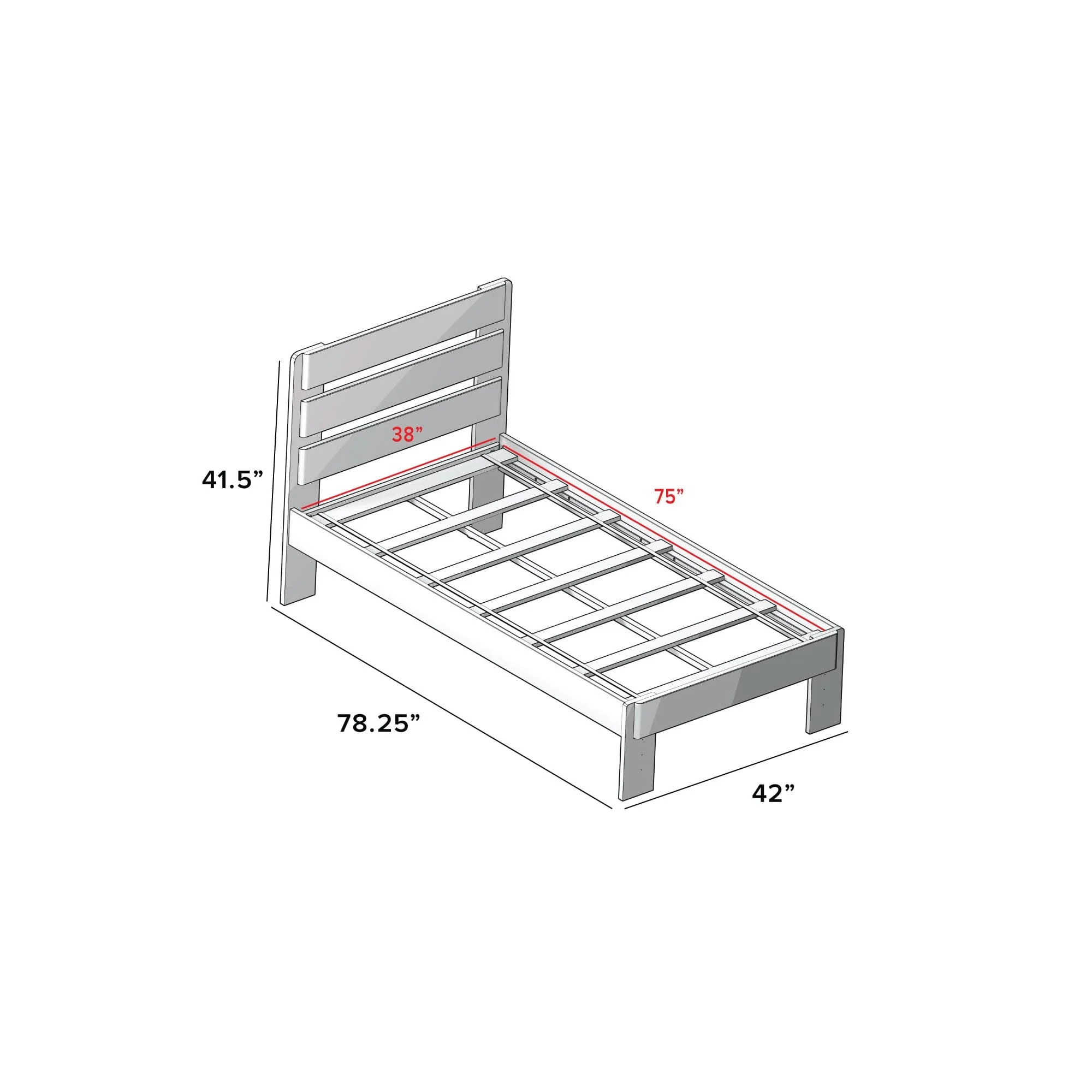Modern Farmhouse Twin Plank Bed With Trundle - Image 11