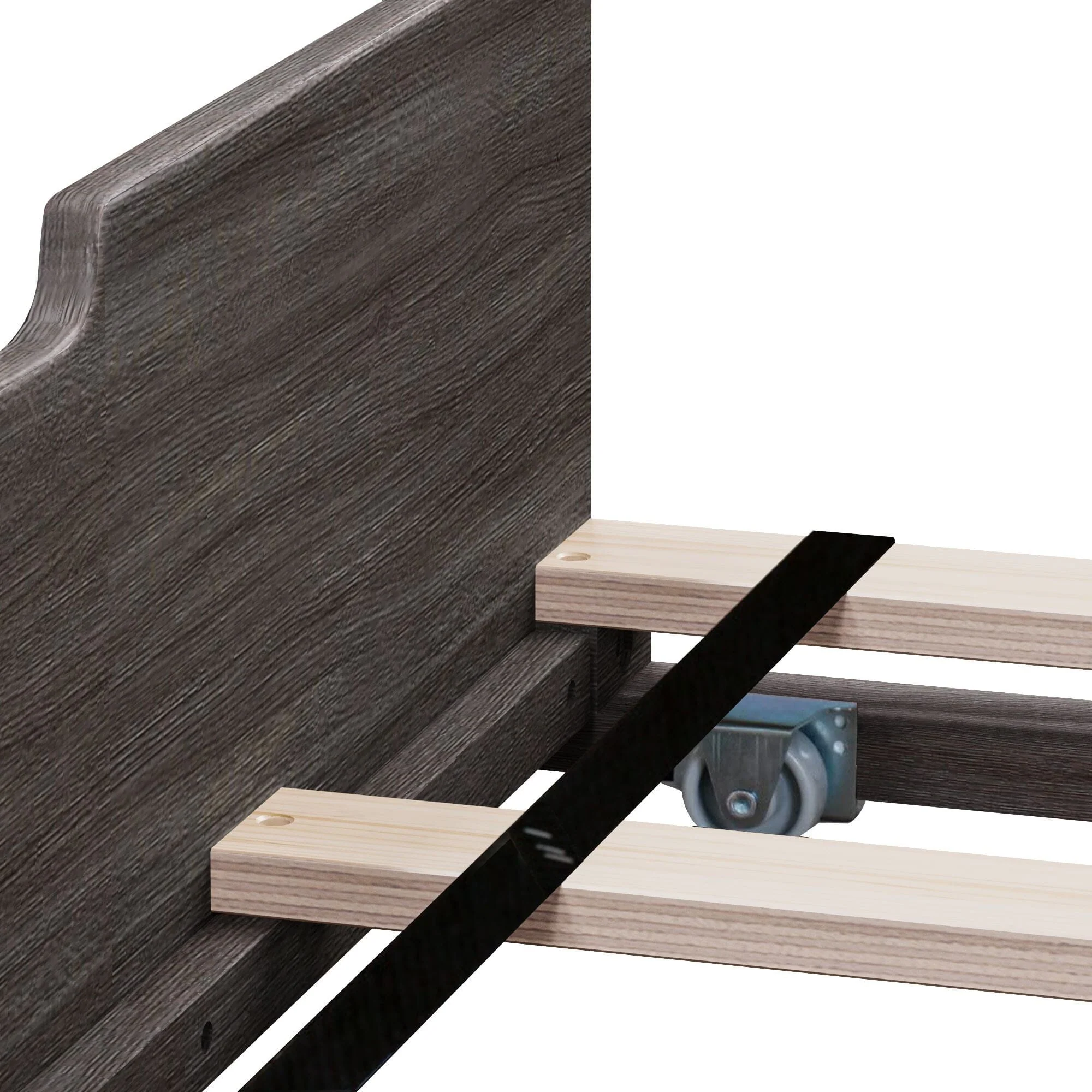 Twin Slatted Bed With Trundle - Image 31