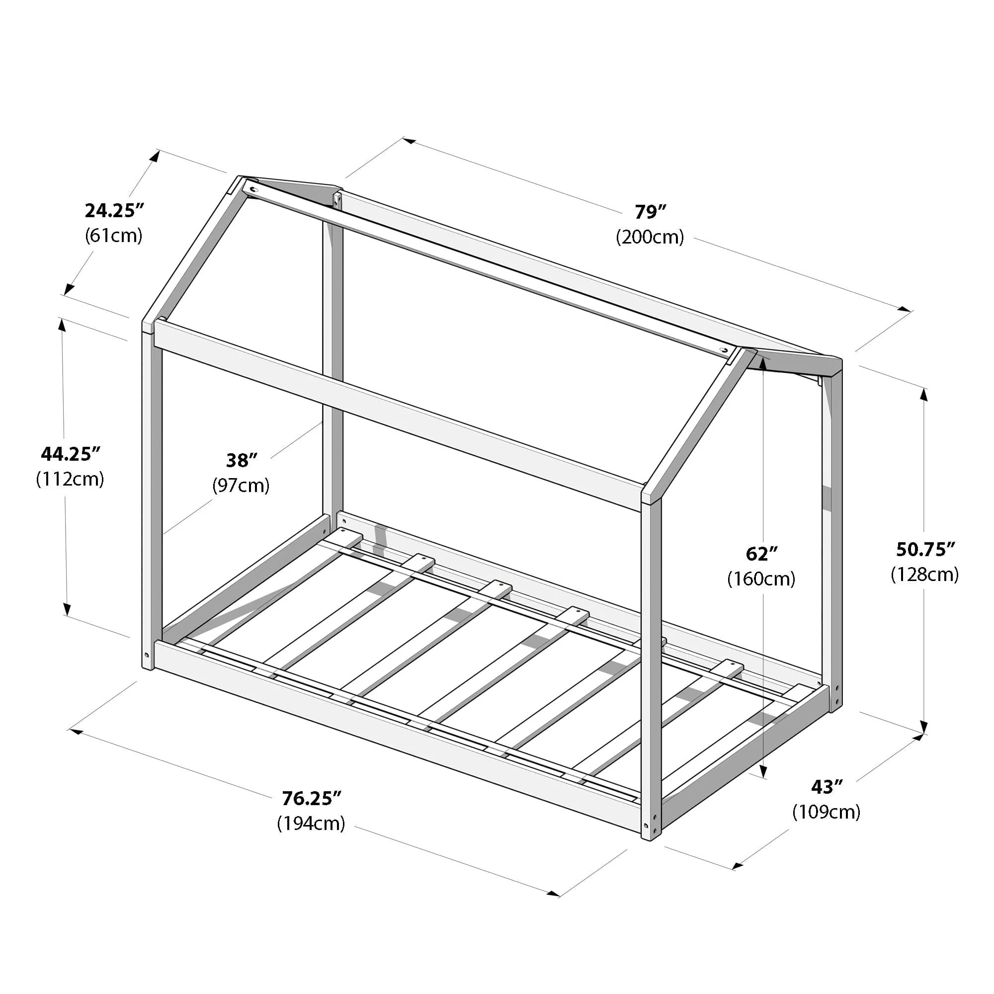 Twin House Bed - Image 24