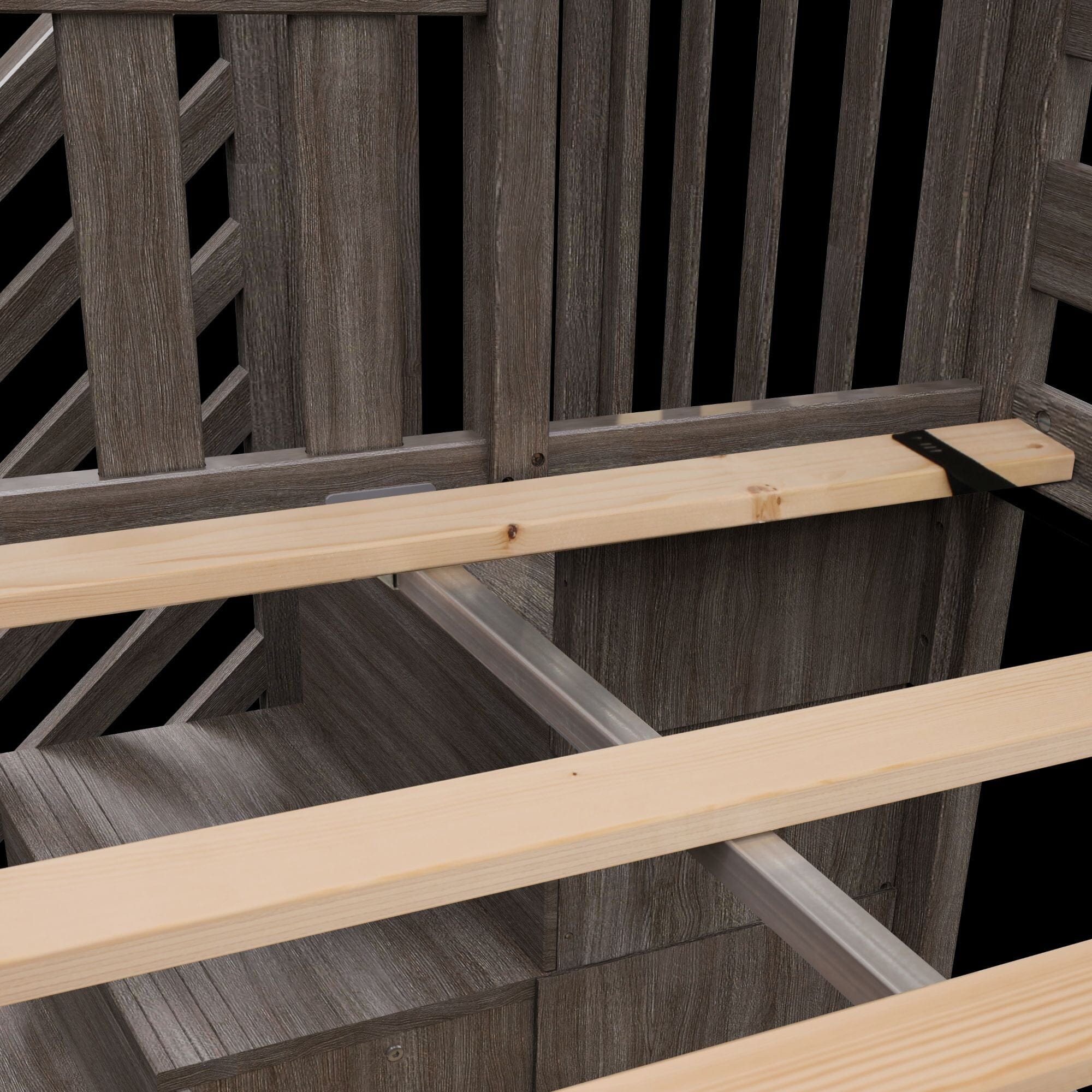Twin Low Loft Bed With Stairs - Image 12